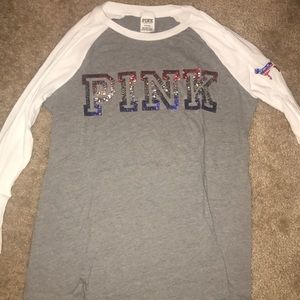 PINK 3/4 sleeve shirt